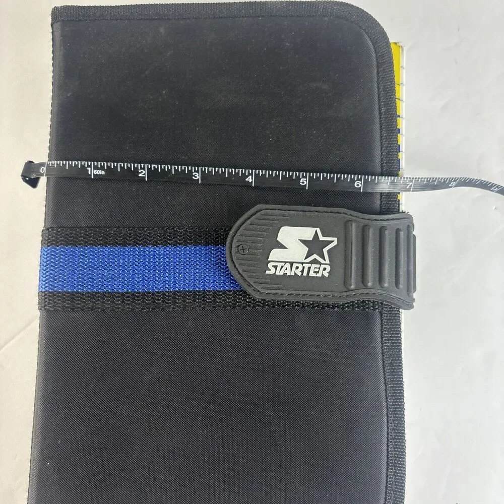 Vintage Starter Notebook in Nylon Folio with Hook Loop Closure